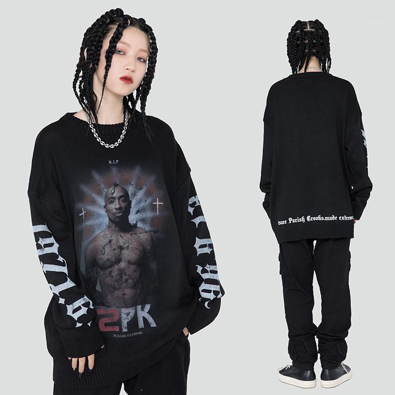 Men's Sweaters American Vintage Gothic Letter Boxer Printing Men Oversized Streetwear Casual Long Sleeve Pullovers Sweater For Women, Black
Men's Sweaters American Vintage Gothic Letter Boxer Printing Men Oversized Streetwear Casual Long Sleeve Pullovers Sweater For Women, Black