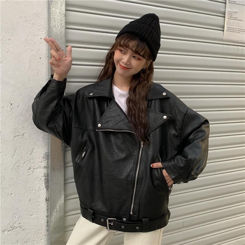 Women' Leather Women Loose Pu Jackets Black Soft Faux Street Moto Biker Coat Casual Outerwear Chaquetas, Green
Women' Leather Women Loose Pu Jackets Black Soft Faux Street Moto Biker Coat Casual Outerwear Chaquetas, Green