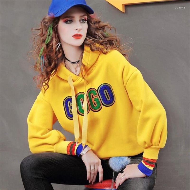Women' Hoodies Trendy Women 2022 Autumn Warm Tops Loose Hoody Ladies Hoodie Embroidered Lantern Sleeve Coat Women' Chic Streetwear, Green
Women' Hoodies Trendy Women 2022 Autumn Warm Tops Loose Hoody Ladies Hoodie Embroidered Lantern Sleeve Coat Women' Chic Streetwear, Green