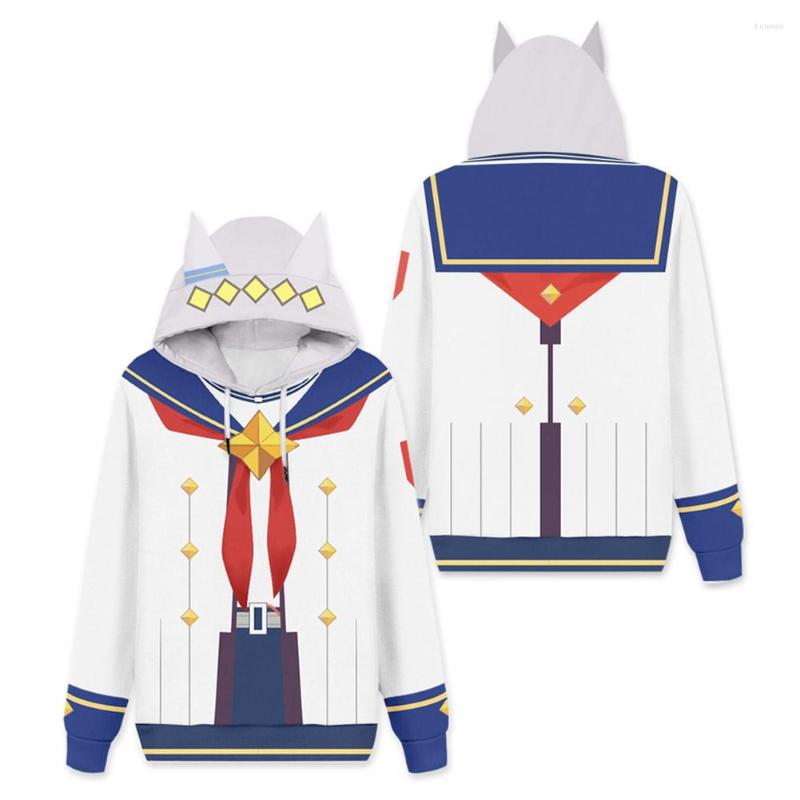 Men' Hoodies Anime Uma Musume Pretty Derby Oguri Cap Cosplay Hoodie Sweatshirt Jacket Pullover Coat, Picture shown
Men' Hoodies Anime Uma Musume Pretty Derby Oguri Cap Cosplay Hoodie Sweatshirt Jacket Pullover Coat, Picture shown