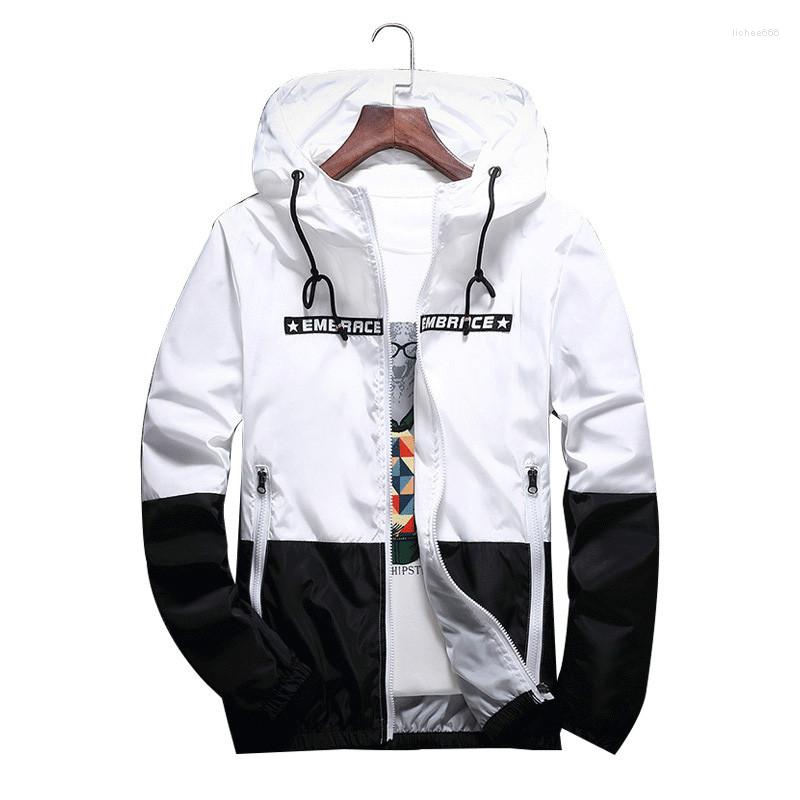 Men' Jackets Drop Wholesale Spring Autumn Bomber Hooded Jacket Men Casual Slim Patchwork Zipper Thin Windbreaker Male Outwear
Men' Jackets Drop Wholesale Spring Autumn Bomber Hooded Jacket Men Casual Slim Patchwork Zipper Thin Windbreaker Male Outwear