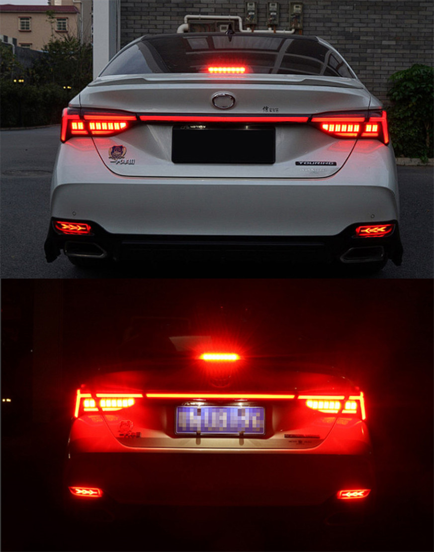 Taillight For Toyota Avalon Tail Lights With Sequential Turn Signal Start Animation Brake Parking Lighthouse Facelift