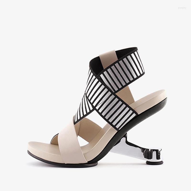 Sandals Black White Mixed Colors Design 8cm High Strange Heel Fashion Round Peep Toe Work Dating Party Cozy Women HL419 MUYISEXI, Apricot
Sandals Black White Mixed Colors Design 8cm High Strange Heel Fashion Round Peep Toe Work Dating Party Cozy Women HL419 MUYISEXI, Apricot