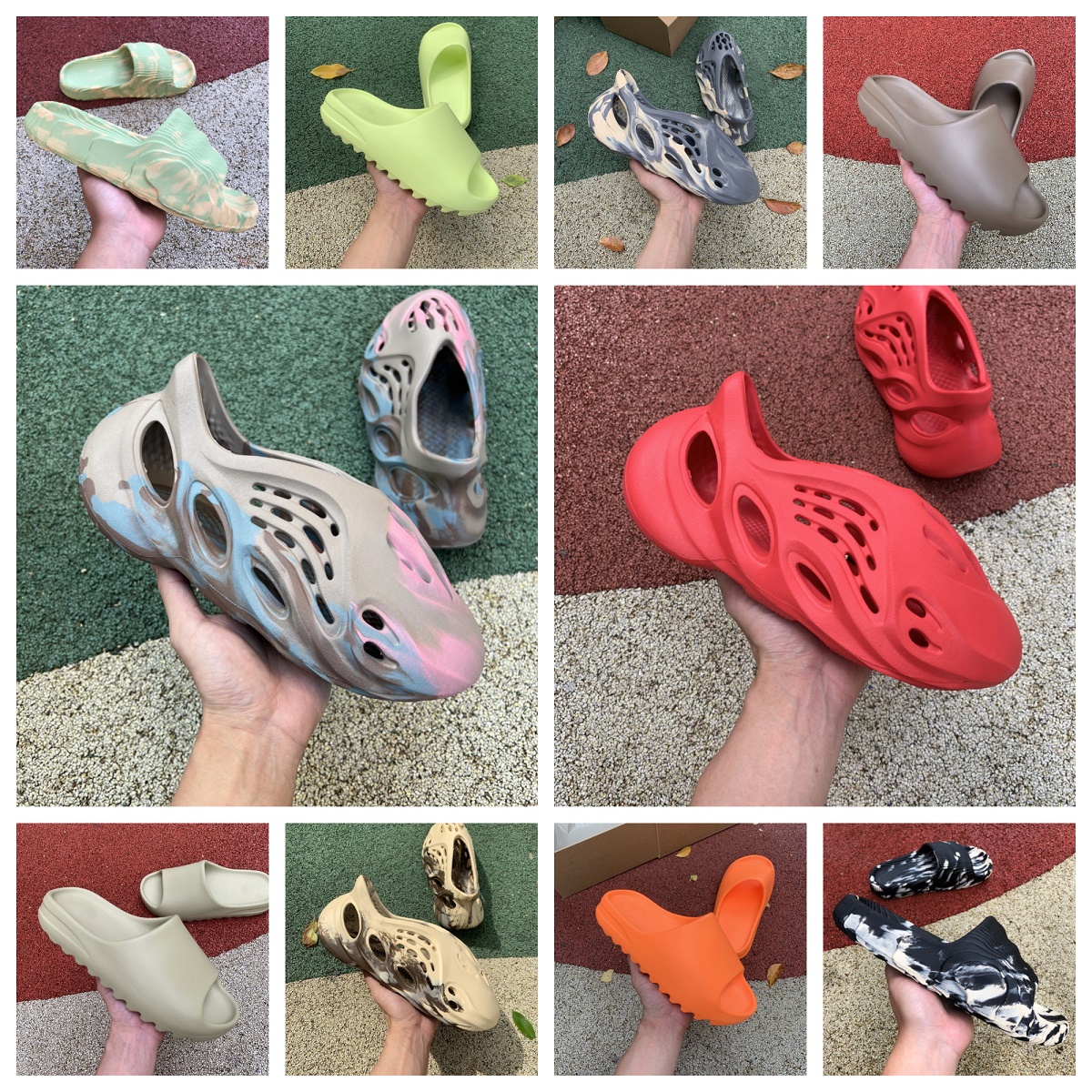 Mens Women Slippers MXT Moon Gray MX Cream Clay SLIDES Ochre Vermillion Mineral Blue Bone White Pure Resin Slide Sandals Desert Sand Onyx Soot Ararat slides Designer, Bubble package bag
Mens Women Slippers MXT Moon Gray MX Cream Clay SLIDES Ochre Vermillion Mineral Blue Bone White Pure Resin Slide Sandals Desert Sand Onyx Soot Ararat slides Designer, Bubble package bag
