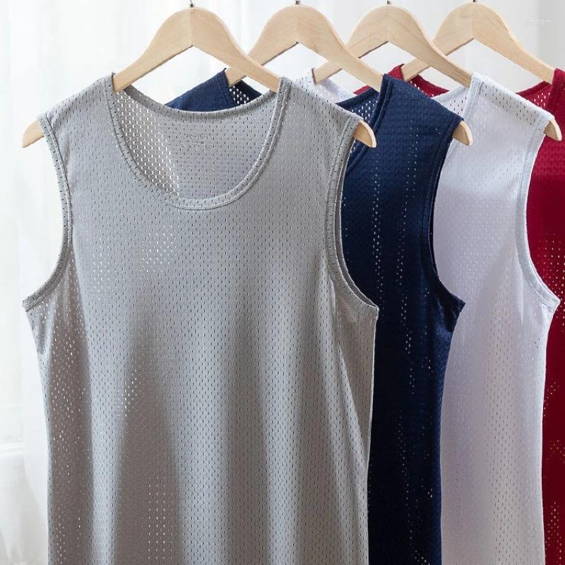 Men' T Shirts Men' Top Ice Silk Vest Outer Wear Quick Dry Mesh Breathable Sleeveless T-Shirt 2022 Summer Cool, 01
Men' T Shirts Men' Top Ice Silk Vest Outer Wear Quick Dry Mesh Breathable Sleeveless T-Shirt 2022 Summer Cool, 01