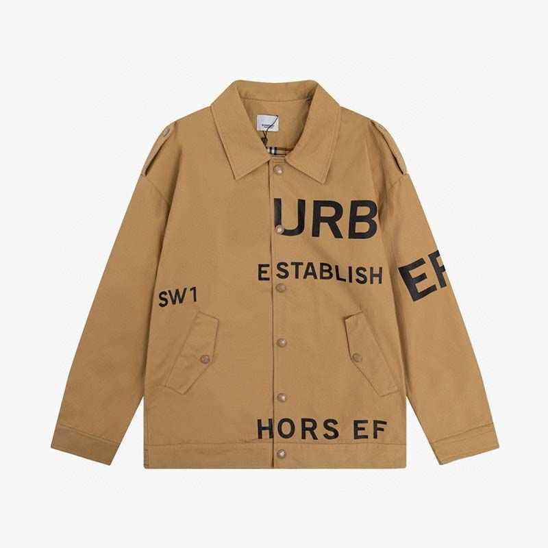 Designe Burbrerys Mens Casual Shirts Br homeSpring and autumn luxury lapel shirt classic print screen red mens womens casual coat, Khaki
Designe Burbrerys Mens Casual Shirts Br homeSpring and autumn luxury lapel shirt classic print screen red mens womens casual coat, Khaki