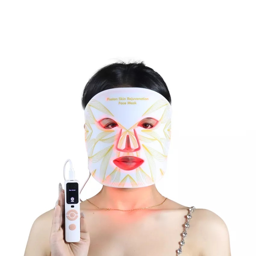 Photon Skin Rejuvenation Beauty Instrument Flexible silicone infrared Mask Skin Care Red Light Therapy Led Face Mask
Photon Skin Rejuvenation Beauty Instrument Flexible silicone infrared Mask Skin Care Red Light Therapy Led Face Mask