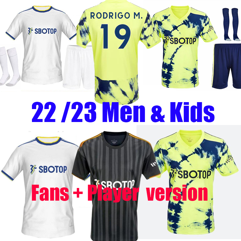 Leeds 22 23 BAMFORD Soccer Jersey United Home Away Third RAPHINHA HARRISON 2022 2023 JAMES MESLIER Uniforms Top Mens Adult kids Full kit with socks football shirt, Home with patch
Leeds 22 23 BAMFORD Soccer Jersey United Home Away Third RAPHINHA HARRISON 2022 2023 JAMES MESLIER Uniforms Top Mens Adult kids Full kit with socks football shirt, Home with patch
