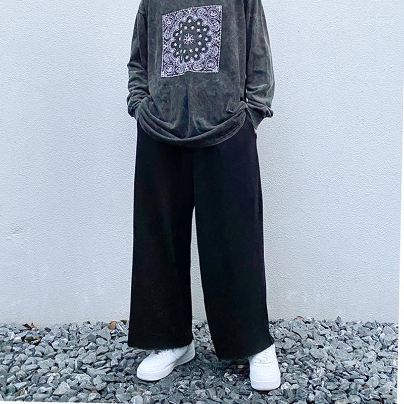 Men's Pants Men's Harajuku Wide Leg Straight Casual Trousers Men And Women Elastic Wasit Oversize Baggy Terry Sweatpants High Street, Black
Men's Pants Men's Harajuku Wide Leg Straight Casual Trousers Men And Women Elastic Wasit Oversize Baggy Terry Sweatpants High Street, Black