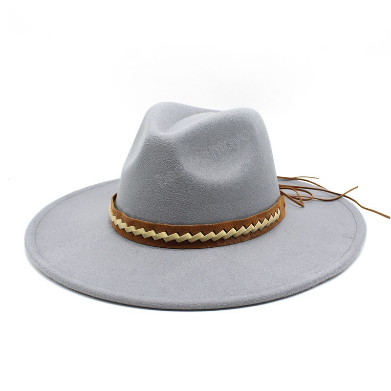 Autumn Winter Fedora Hats for Women Big Brim 9.5CM Felt Top Cap Vintage Church Jazz Hat Panama Men Dress Hat, Random mixed
Autumn Winter Fedora Hats for Women Big Brim 9.5CM Felt Top Cap Vintage Church Jazz Hat Panama Men Dress Hat, Random mixed