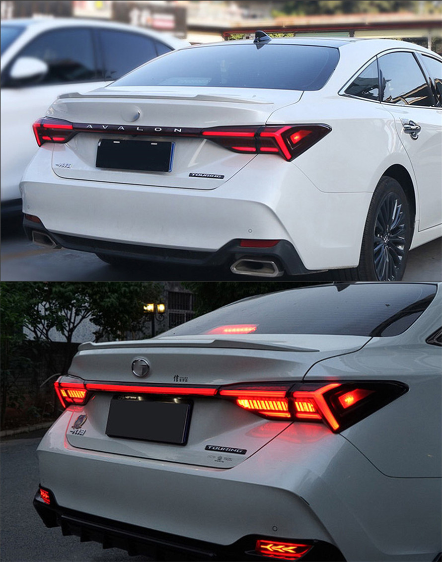 Taillight For Toyota Avalon Tail Lights With Sequential Turn Signal Start Animation Brake Parking Lighthouse Facelift