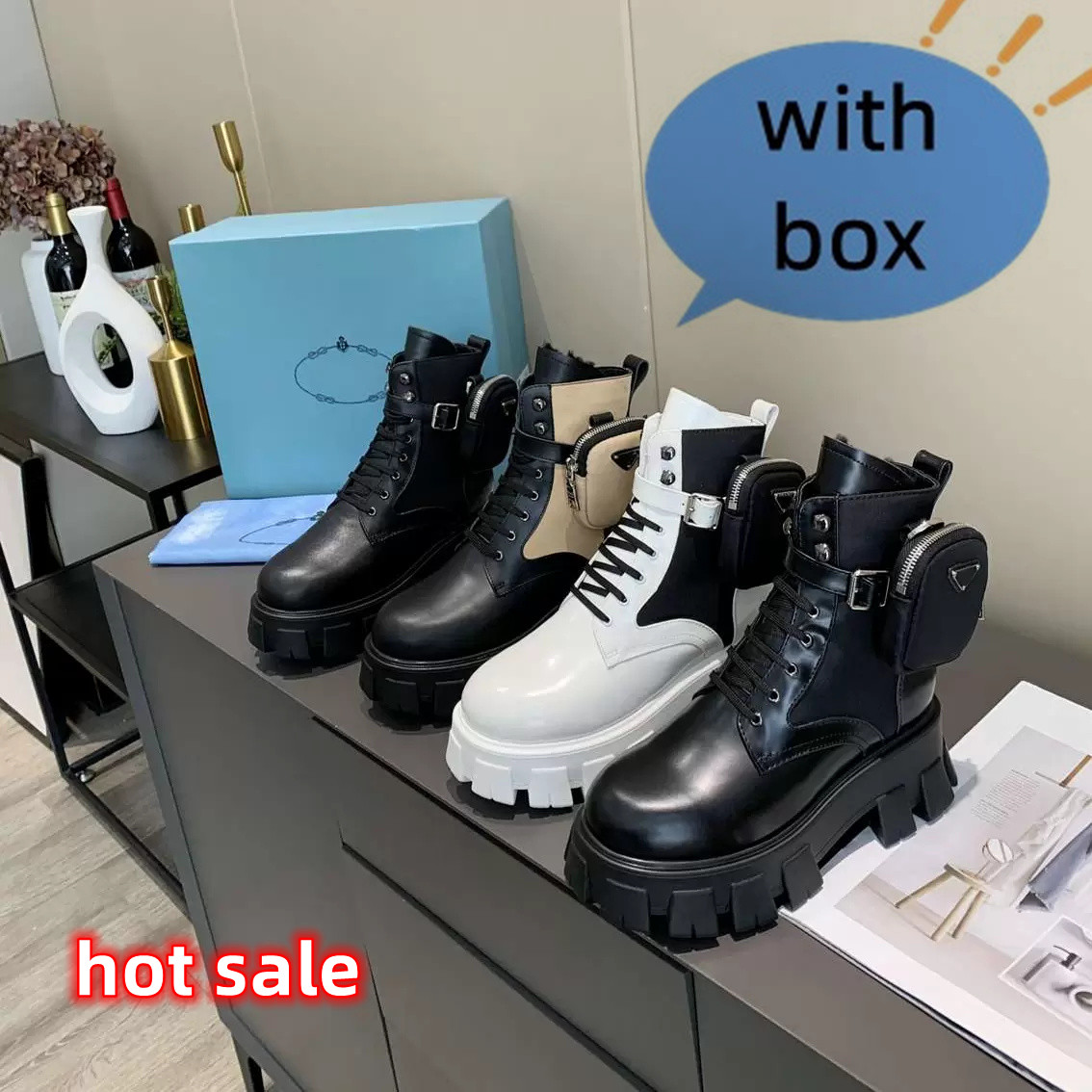 Men Women Rois Boots Designer Ankle Martin Boot Leather Nylon Removable Pouch Bootie Military Inspired Combat Shoes, 14
Men Women Rois Boots Designer Ankle Martin Boot Leather Nylon Removable Pouch Bootie Military Inspired Combat Shoes, 14