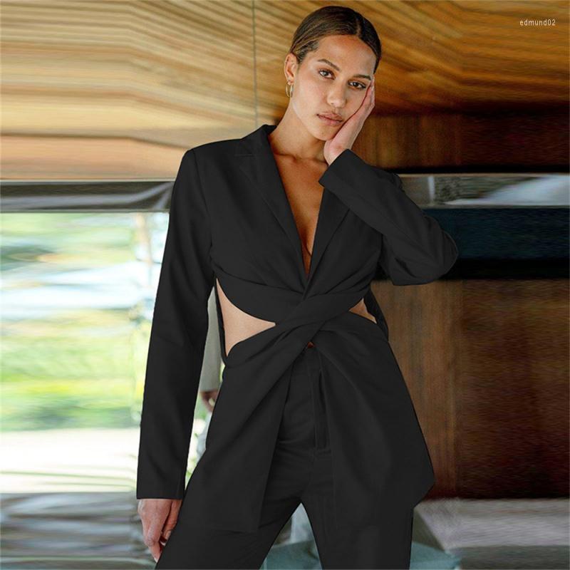 Women's Suits INS European And American Style 2022 Autumn Women's Fashion Long-sleeved Lapel Sexy Hollow Casual Temperament Small Suit, Black vest
Women's Suits INS European And American Style 2022 Autumn Women's Fashion Long-sleeved Lapel Sexy Hollow Casual Temperament Small Suit, Black vest