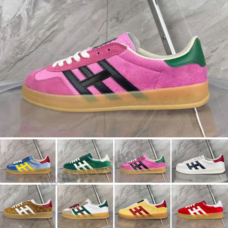 Gazelle Sneaker mens casual shoes White suede Blue silk Pink green red Velvet Beige Ebony Canvas top quality low men women designer sneakers trainers, Color 3
Gazelle Sneaker mens casual shoes White suede Blue silk Pink green red Velvet Beige Ebony Canvas top quality low men women designer sneakers trainers, Color 3