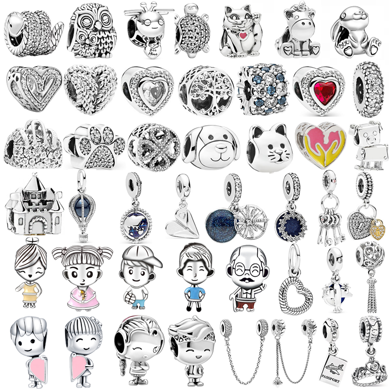 925 Sterling Silver Dangle Charm Women Beads High Quality Jewelry Gift Wholesale Color Lucky Cat Safety Chain Unicorn Boy Love Dangle Bead Fit Pandora Bracelet DIY
925 Sterling Silver Dangle Charm Women Beads High Quality Jewelry Gift Wholesale Color Lucky Cat Safety Chain Unicorn Boy Love Dangle Bead Fit Pandora Bracelet DIY