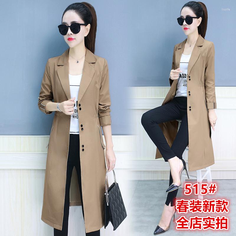 Women' Trench Coats Spring 2022 Hong Kong-style Korean Version Of The Long Knee Waist Slimming And Autumn Casual Coat, Khaki
Women' Trench Coats Spring 2022 Hong Kong-style Korean Version Of The Long Knee Waist Slimming And Autumn Casual Coat, Khaki