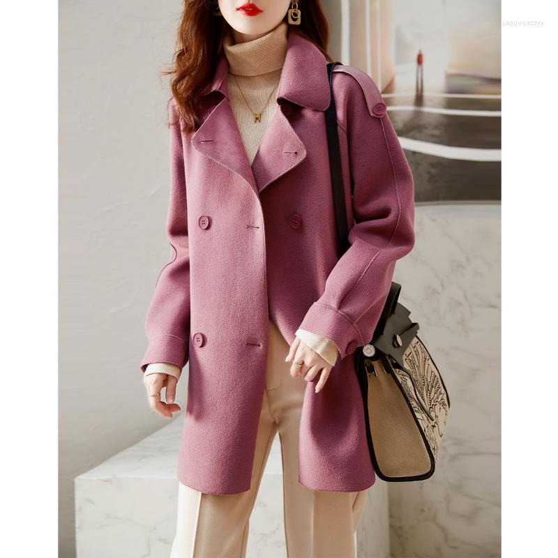 Women' Wool Fashion Ladies Coat Jacket 2022 Spring And Autumn Wild Pure Color Slim Women Elegant Temperament Lo1470, Pink
Women' Wool Fashion Ladies Coat Jacket 2022 Spring And Autumn Wild Pure Color Slim Women Elegant Temperament Lo1470, Pink