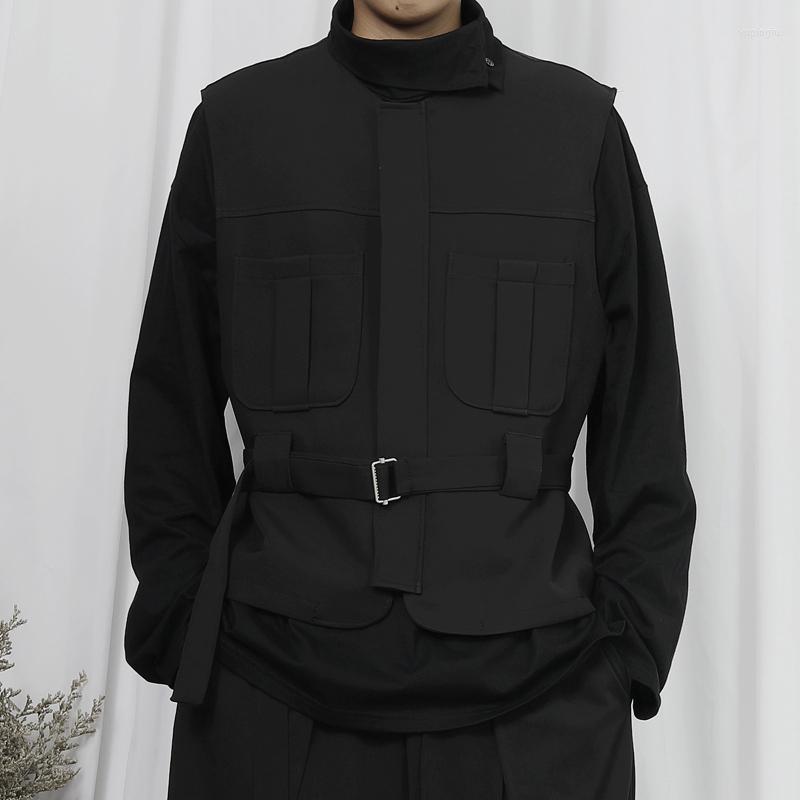 Men' Vests Large Men' Vest 2022 Autumn Casual Japanese Trend Zipper Lace Up Suit Coat, Black
Men' Vests Large Men' Vest 2022 Autumn Casual Japanese Trend Zipper Lace Up Suit Coat, Black