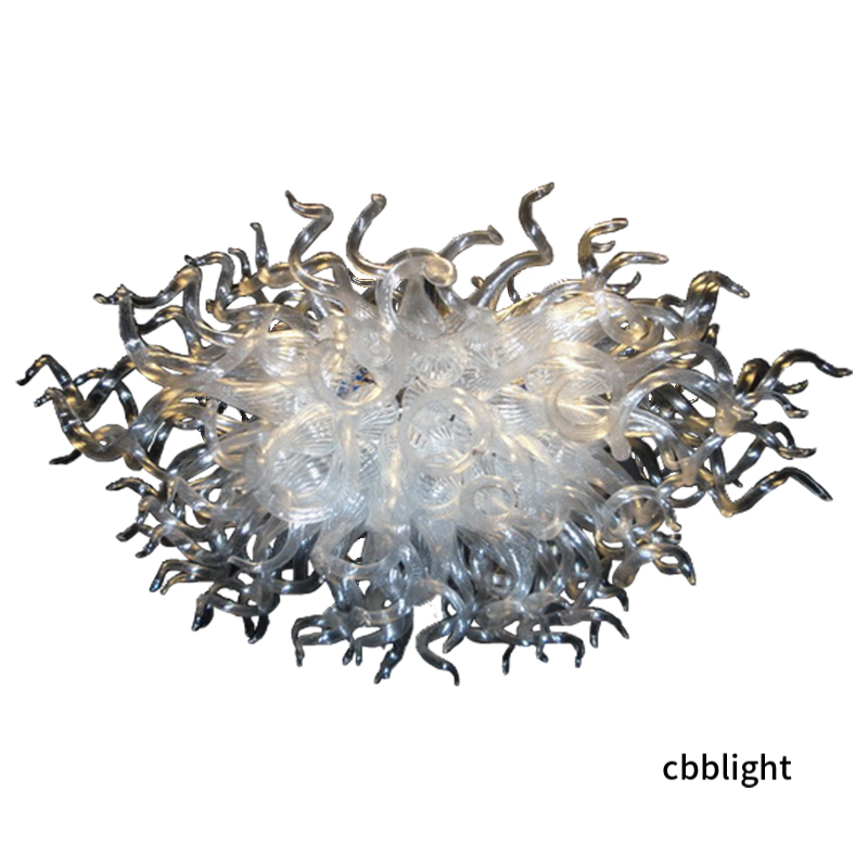 White Elegant Pendant Lamps Hand Blown Glass Chandelier Light CE UL Certificate LED Lighting Indoor Hanging Fixture Concise Decor for Hotel Bedroom Kitchen LR099
White Elegant Pendant Lamps Hand Blown Glass Chandelier Light CE UL Certificate LED Lighting Indoor Hanging Fixture Concise Decor for Hotel Bedroom Kitchen LR099