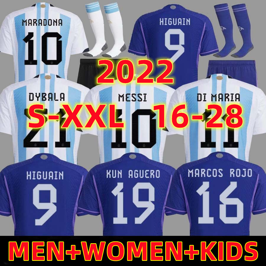 2022 soccer Jerseys ArGenTina Fans Player Version 22 23 DI MARIA DYBALA LO CELSO MARADONA DE PAUL football shirt Men Women Kids kit uniforms, Home player 1
2022 soccer Jerseys ArGenTina Fans Player Version 22 23 DI MARIA DYBALA LO CELSO MARADONA DE PAUL football shirt Men Women Kids kit uniforms, Home player 1