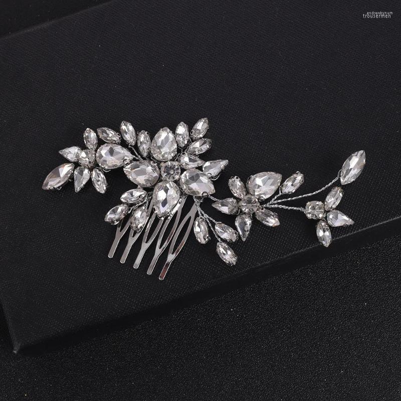Headpieces Silver Handmade Rhinestone Bridal Headwear Women Hair Jewelry Luxury Comb For Bride Ornaments Clip
Headpieces Silver Handmade Rhinestone Bridal Headwear Women Hair Jewelry Luxury Comb For Bride Ornaments Clip