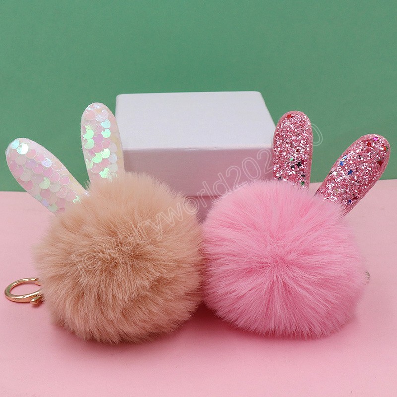 Lovely Rabbit Ears Plush Ball Keychain Keyring Women Girl Kid Student Car Bag Pendant Hanging Ornament Party Jewelry Gift
Lovely Rabbit Ears Plush Ball Keychain Keyring Women Girl Kid Student Car Bag Pendant Hanging Ornament Party Jewelry Gift
