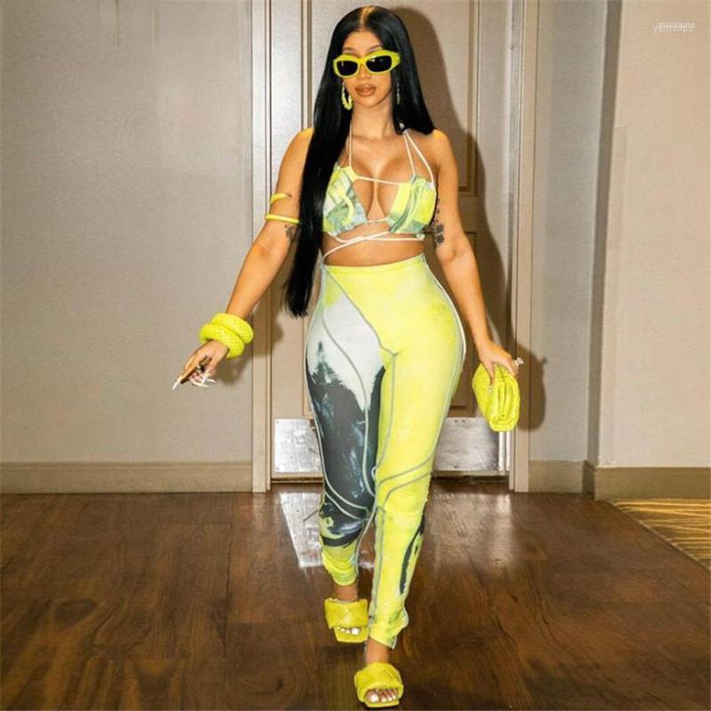 Women' Two Piece Pants Women' Fashion Art Print Set Women Outfits Sexy Cleavage Slash Neck Crop Tops Matching Casual Lady Streetwear, Yellow
Women' Two Piece Pants Women' Fashion Art Print Set Women Outfits Sexy Cleavage Slash Neck Crop Tops Matching Casual Lady Streetwear, Yellow