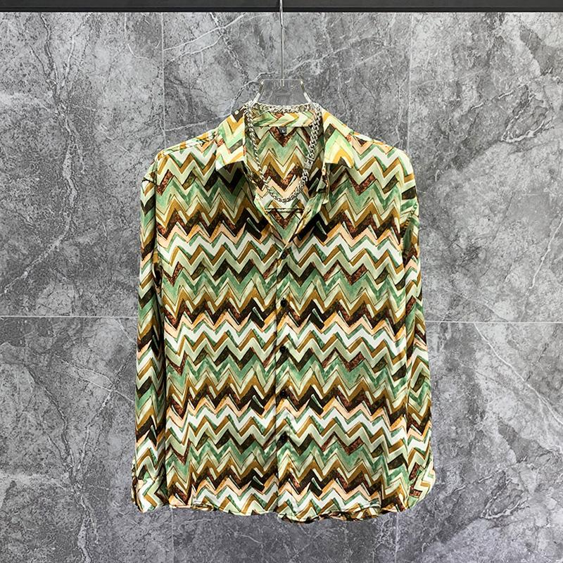 Men's Casual Shirts SM07647 Fashion Men's 2022 Runway Luxury European Design Party Style Clothing, Picture shown
Men's Casual Shirts SM07647 Fashion Men's 2022 Runway Luxury European Design Party Style Clothing, Picture shown