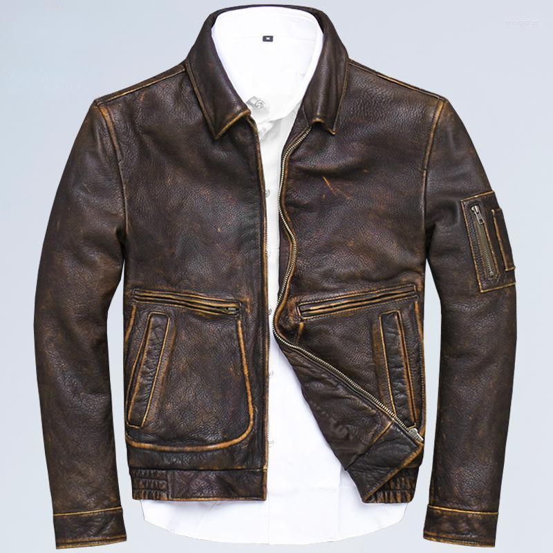 Men's Leather Autumn Motor Biker Men Real Cow Jackets Vintage Coats Short Design Slim Jacket Mens Casual, Bronze grey
Men's Leather Autumn Motor Biker Men Real Cow Jackets Vintage Coats Short Design Slim Jacket Mens Casual, Bronze grey