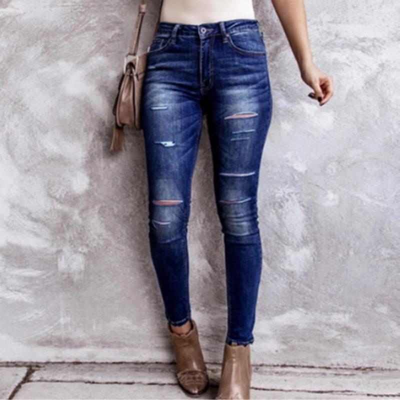 Women' Jeans Blue Ripped For Women Autumn Fashion Push Up High Waist Stretch Skinny Ladies Casual Distressed Denim Pencil Pants
Women' Jeans Blue Ripped For Women Autumn Fashion Push Up High Waist Stretch Skinny Ladies Casual Distressed Denim Pencil Pants