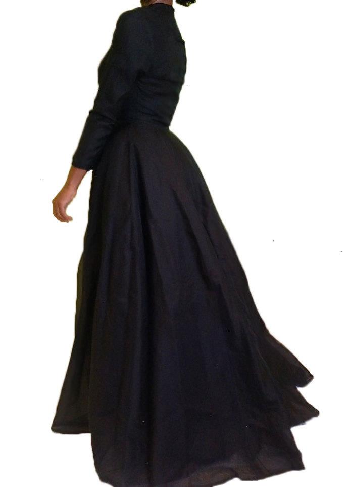 Women Vintage Gothic Dress Asymmetrical Witch Costume Hooded Medieval Gown Robe, Black
Women Vintage Gothic Dress Asymmetrical Witch Costume Hooded Medieval Gown Robe, Black