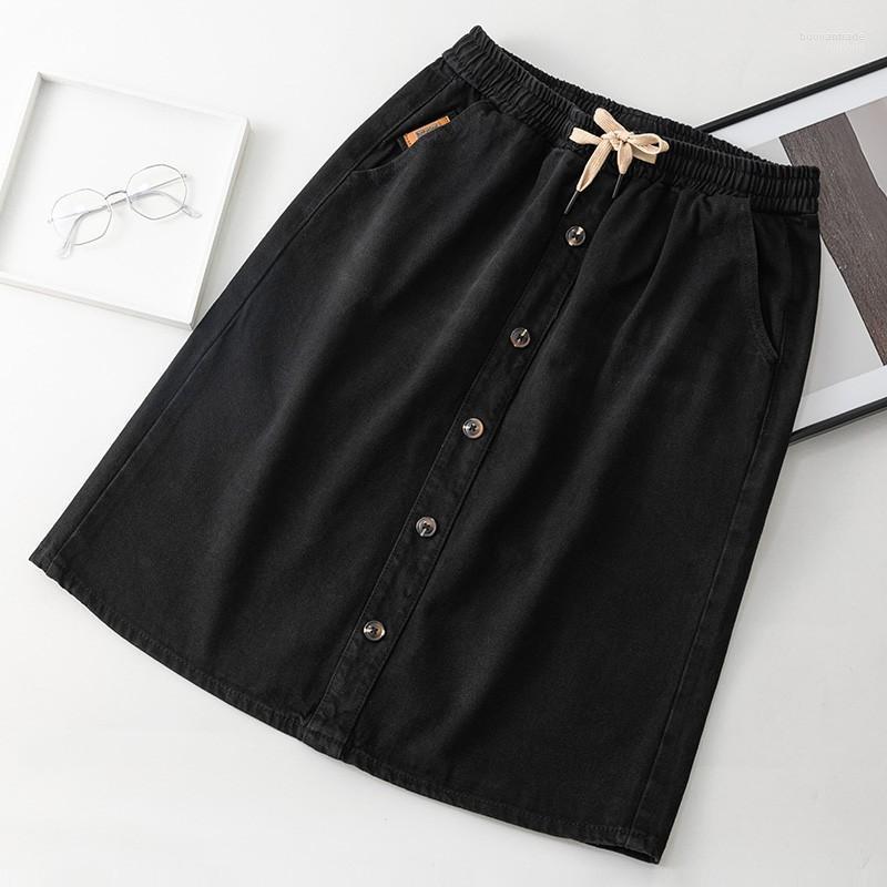 Skirts Denim Womens Autumn Black Basic High Waist Casual Short Skirt Femme A-line Women Button Lace Up Elegant Plus Size
Skirts Denim Womens Autumn Black Basic High Waist Casual Short Skirt Femme A-line Women Button Lace Up Elegant Plus Size