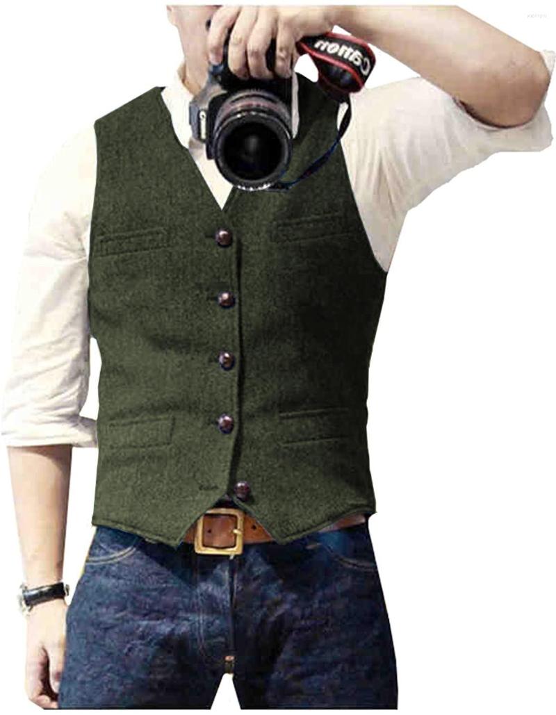 Men' Vests Men' Casual Classic Suit Vest V Neck Herringbone Tweed Slim Fit Business Waistcoat For Wedding, Light navy
Men' Vests Men' Casual Classic Suit Vest V Neck Herringbone Tweed Slim Fit Business Waistcoat For Wedding, Light navy