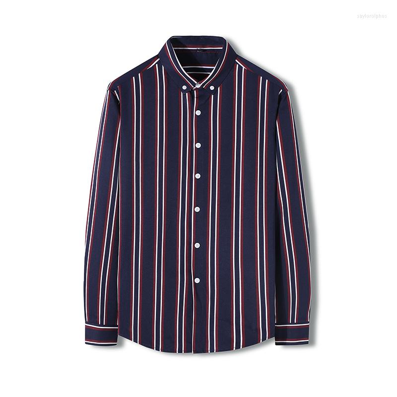 Men's Casual Shirts Striped For Men Clothing Stripe Shirt Men's Long Sleeve Mens Chest Pocket Fashion Blouse, Navy red white 
Men's Casual Shirts Striped For Men Clothing Stripe Shirt Men's Long Sleeve Mens Chest Pocket Fashion Blouse, Navy red white