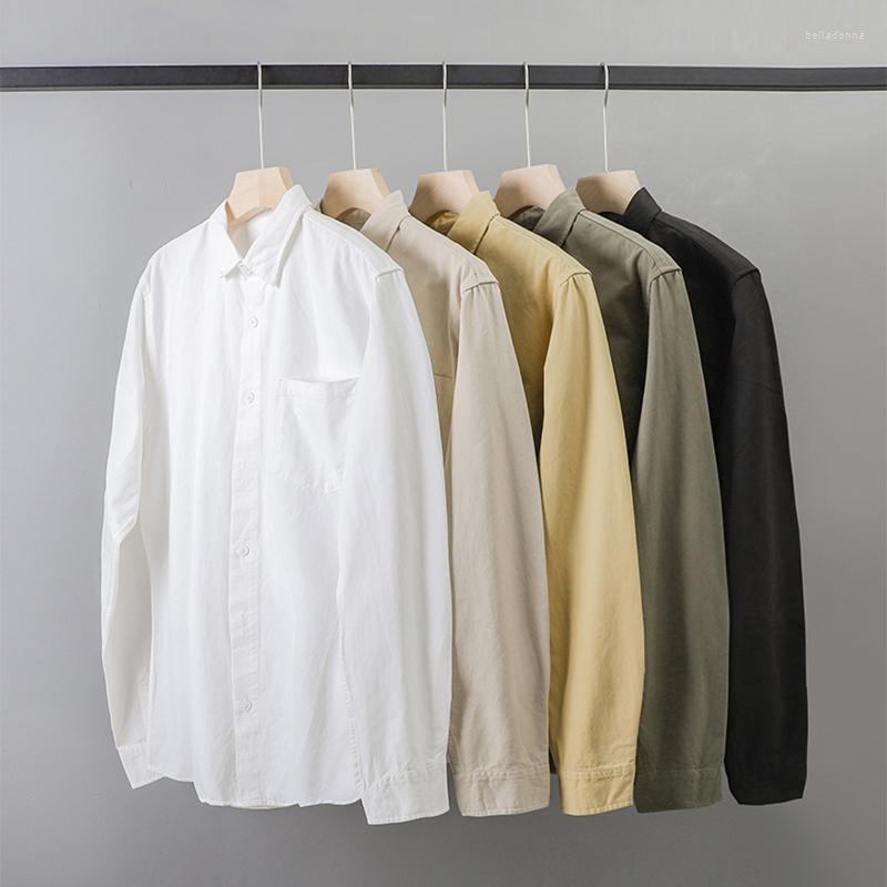 Men's Casual Shirts American Style Heavyweight Cotton Long Sleeve Men's Front Pocket Solid Color Premium Simple Blouse Spring Fall Top, 15001 yellow
Men's Casual Shirts American Style Heavyweight Cotton Long Sleeve Men's Front Pocket Solid Color Premium Simple Blouse Spring Fall Top, 15001 yellow
