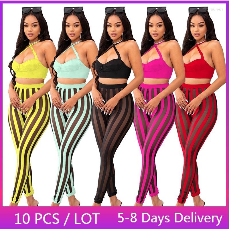 Women' Two Piece Pants Women' Wholesale Items Summer Club Outfits For Women Halter Crop Top And Mesh Patchwork Set Party Night Sexy, Black
Women' Two Piece Pants Women' Wholesale Items Summer Club Outfits For Women Halter Crop Top And Mesh Patchwork Set Party Night Sexy, Black