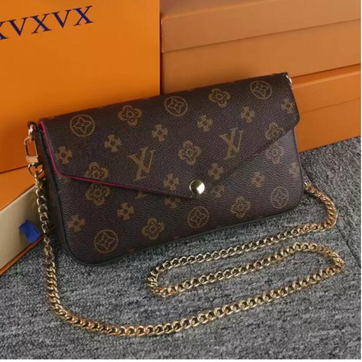 10A Luxury Designer Bag 3 Multi FELICIE POCHETTE Chain Bags Handbags Crossbody Purse Fashion Women Shoulder Bags Lady The Totes Bag Wallet Female backpack Wallets