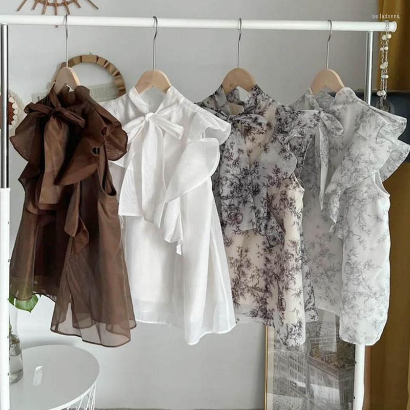 Women's Blouses Kuzuwata Stand Collar Print Bowknot Lace Up Ruffles Flying Sleeve Shirt 2022 Summer Women Blouse Japanese Sweet Mujer Blusa, Ivory
Women's Blouses Kuzuwata Stand Collar Print Bowknot Lace Up Ruffles Flying Sleeve Shirt 2022 Summer Women Blouse Japanese Sweet Mujer Blusa, Ivory