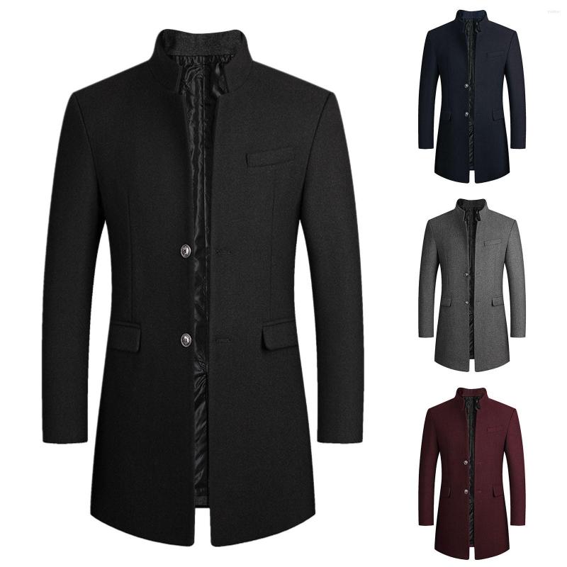 Men's Trench Coats Mens Autumn And Winter Casual Fashion Single Breasted Pocket Woolen Coat Mid Length Windbreaker Zip Front Jacket, Black
Men's Trench Coats Mens Autumn And Winter Casual Fashion Single Breasted Pocket Woolen Coat Mid Length Windbreaker Zip Front Jacket, Black