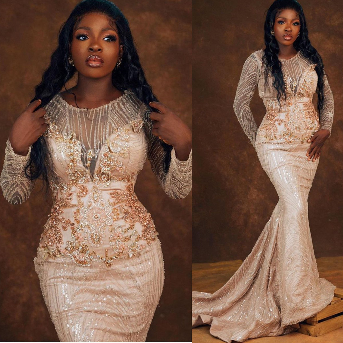 2022 Arabic Aso Ebi Champagne Mermaid Prom Dresses Lace Beaded Crystals Evening Formal Party Second Reception Birthday Engagement Gowns Dress ZJ703, Hunter
2022 Arabic Aso Ebi Champagne Mermaid Prom Dresses Lace Beaded Crystals Evening Formal Party Second Reception Birthday Engagement Gowns Dress ZJ703, Hunter