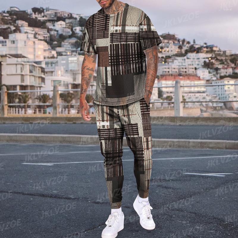 Men' Tracksuits Men' Summer Tracksuit Vintage Striped Print T-Shirt Trousers Set Fashion Jogging Suit Male Casual Stylish Outfit, Ts6629
Men' Tracksuits Men' Summer Tracksuit Vintage Striped Print T-Shirt Trousers Set Fashion Jogging Suit Male Casual Stylish Outfit, Ts6629