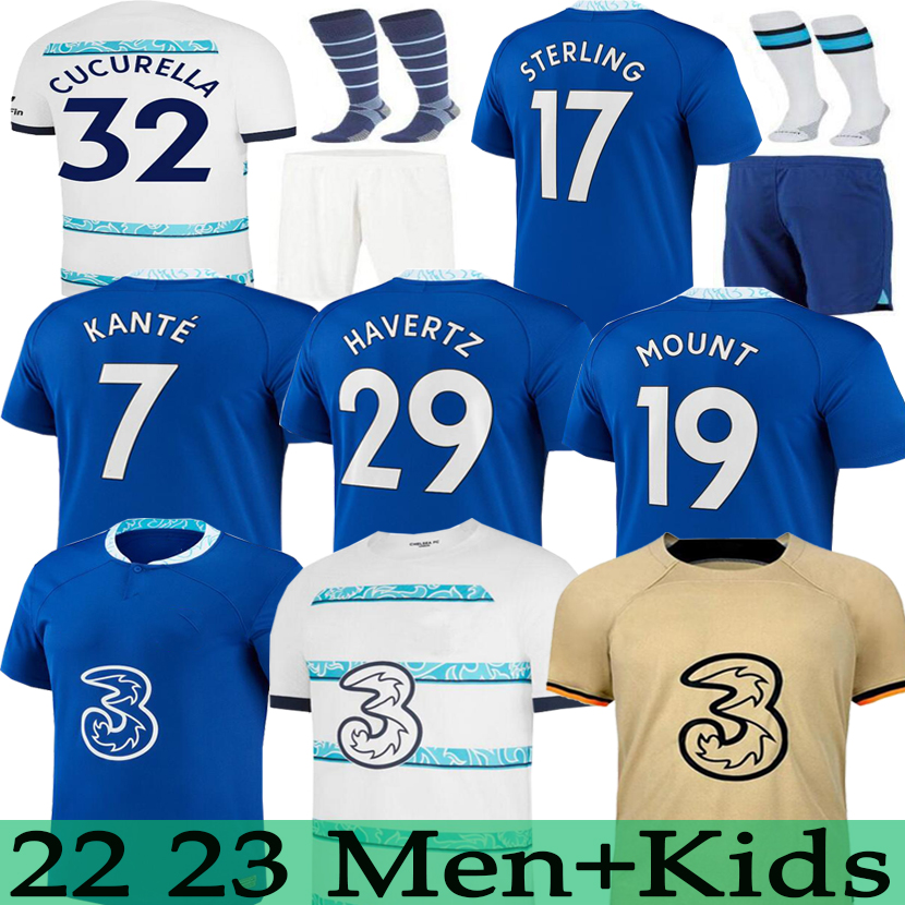 2022 CFC STERLING PULISIC MOUNT HAVERTZ Soccer Jersey KANTE WERNER Men Kids uniform football shirt, White
2022 CFC STERLING PULISIC MOUNT HAVERTZ Soccer Jersey KANTE WERNER Men Kids uniform football shirt, White