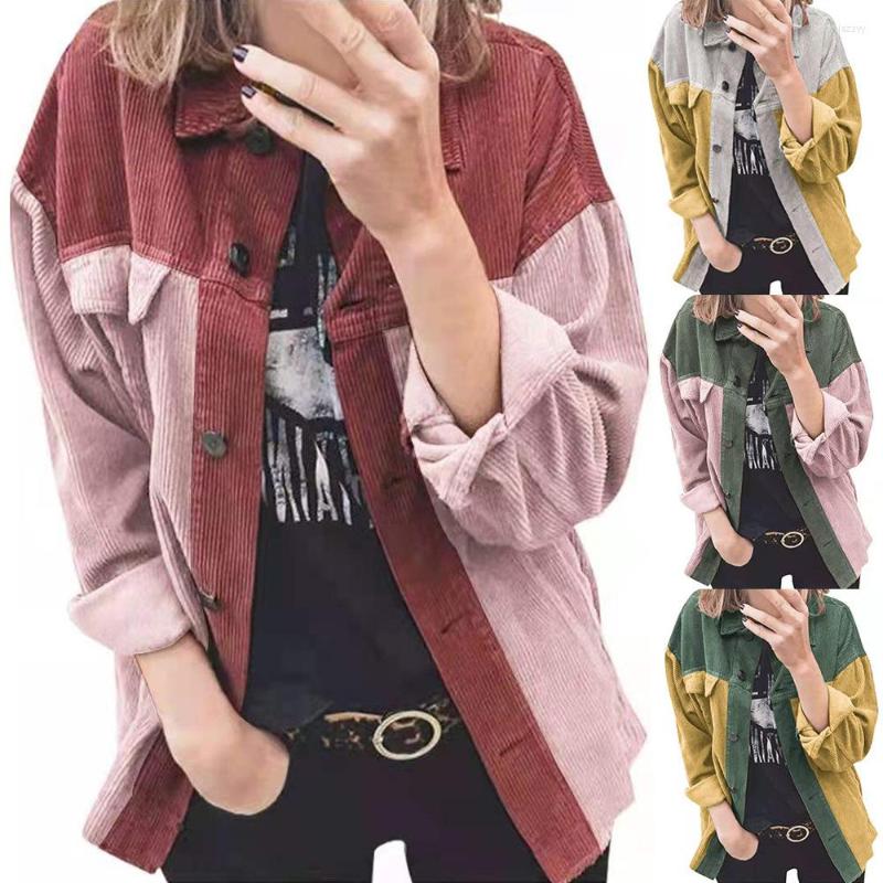 Women' Jackets Women Corduroy Casual Long Sleeve Button Down Shirt Oversized Jacket Blouses Tops, Gray
Women' Jackets Women Corduroy Casual Long Sleeve Button Down Shirt Oversized Jacket Blouses Tops, Gray