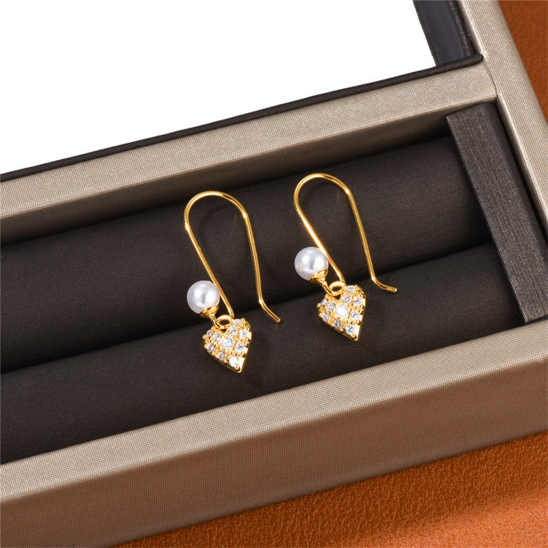 Ins Niche Design Stud Zircon Inlaid Pearl Pendant Earrings Women's Advanced Simple Fashion All-Match Exquisite Jewelry Accessories
Ins Niche Design Stud Zircon Inlaid Pearl Pendant Earrings Women's Advanced Simple Fashion All-Match Exquisite Jewelry Accessories