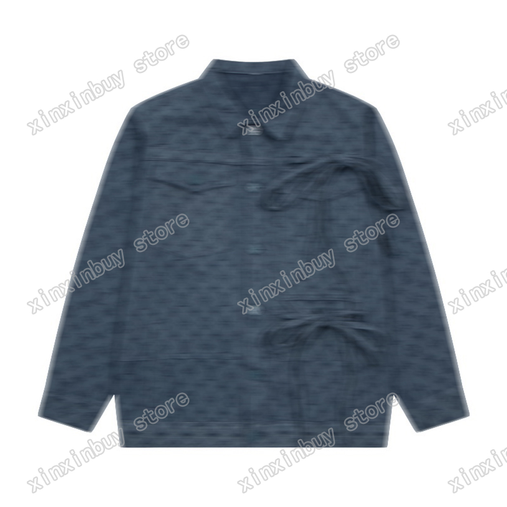 xinxinbuy Men designer Coat Jacket Denim Jacquard letter long sleeve women red black khaki blue S-2XL, 02
xinxinbuy Men designer Coat Jacket Denim Jacquard letter long sleeve women red black khaki blue S-2XL, 02