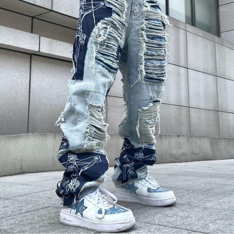 Women's Jeans High Street Knife Cut Damage Patch Cloth Hole Splice Men And Women Hip Hop Straight Leg Baggy Y2k Pants
Women's Jeans High Street Knife Cut Damage Patch Cloth Hole Splice Men And Women Hip Hop Straight Leg Baggy Y2k Pants