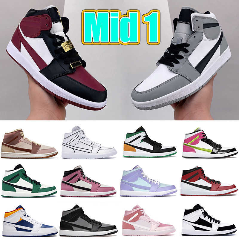 Mid 1 1s Mens Designer Basketball Shoes Light Smoke Grey 2.0 Chicago Black Dark Beetroot Pink Quartz Shadow Red SE Dark Pony Smok Mauve, No.46- se cyber active fuchsia
Mid 1 1s Mens Designer Basketball Shoes Light Smoke Grey 2.0 Chicago Black Dark Beetroot Pink Quartz Shadow Red SE Dark Pony Smok Mauve, No.46- se cyber active fuchsia