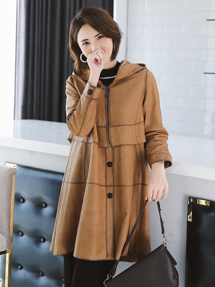 Women's Leather Fashion High Quality Genuine Jackets Korean Hooded Women's Jacket Female Sheepskin Coat Mujer Chaqueta Zjt473, Black
Women's Leather Fashion High Quality Genuine Jackets Korean Hooded Women's Jacket Female Sheepskin Coat Mujer Chaqueta Zjt473, Black