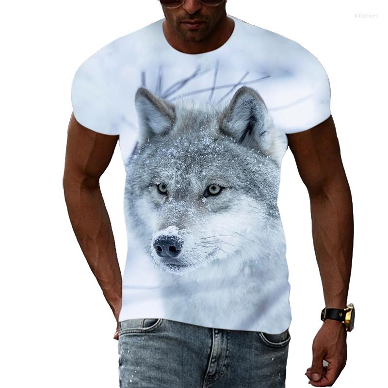 Men's T Shirts 2022 O-neck Men's T-shirt Animal 3D Printing Wolf Cool Short-sleeved Personality Hip-hop Tops, 11
Men's T Shirts 2022 O-neck Men's T-shirt Animal 3D Printing Wolf Cool Short-sleeved Personality Hip-hop Tops, 11