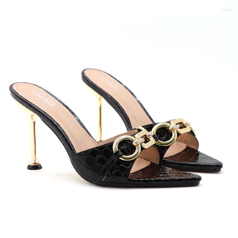 Sandals Party Dress Women's Thin Heels Shoes 2022 Trend Flip Flops Slippers For Women Fashion Summer, Black
Sandals Party Dress Women's Thin Heels Shoes 2022 Trend Flip Flops Slippers For Women Fashion Summer, Black